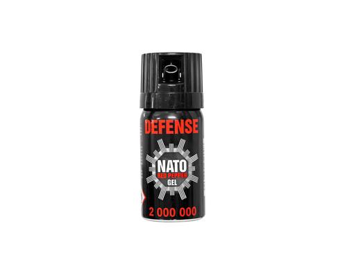 Pepřový sprej Defense Nato Red Pepper Gel mlha čer